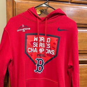 Nike Red World Series Champions Hoodie